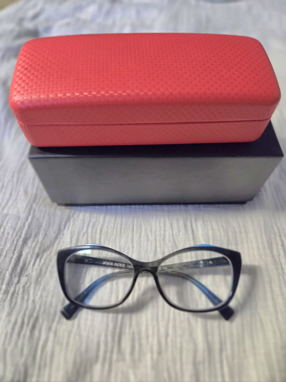 Alain Mikli Eyeglass Frames with Red Case